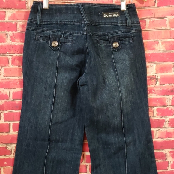 G. TTON STYLE HIGH WAIST WOMEN'S JEANS SIZE JR. 9 - Picture 4 of 7